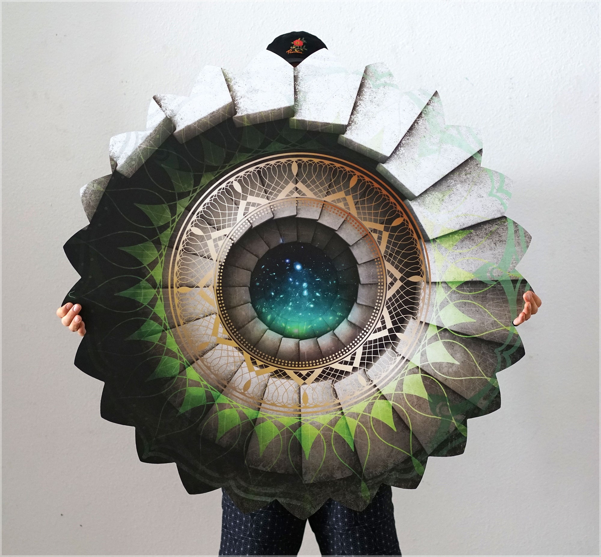Nebula Portal XL Aluminum Diecut Print by Peter Westermann - 72 HOUR AUCTION