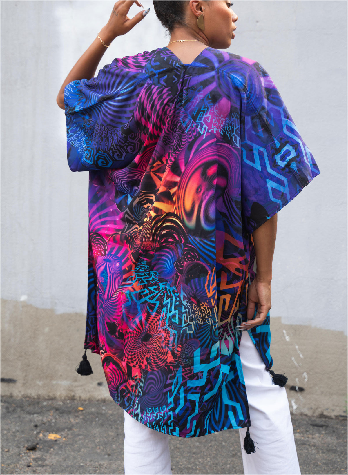 Neon Short Kimono by Fabian Jimenez