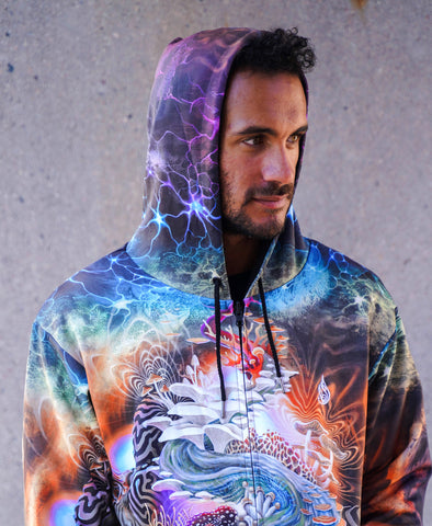 Neurogenesis Sherpa Hoodie by Blake Foster