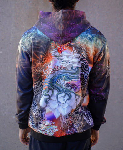 Neurogenesis Sherpa Hoodie by Blake Foster