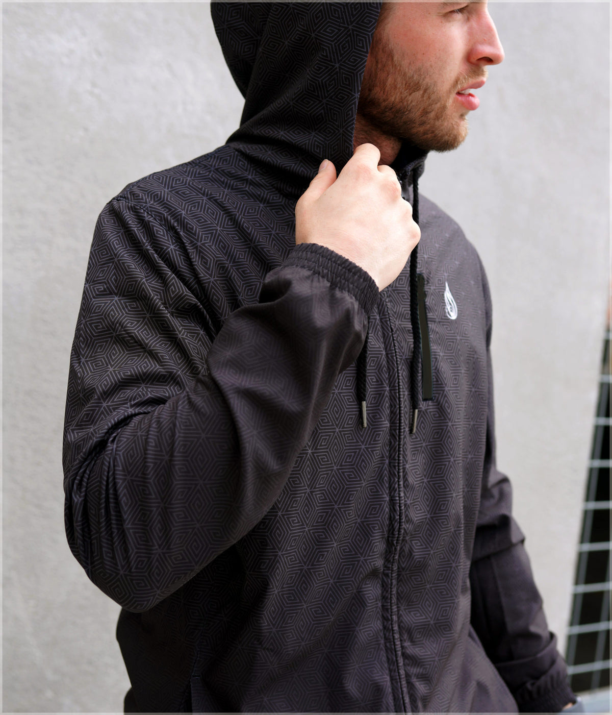 Black Box Windbreaker by Threyda