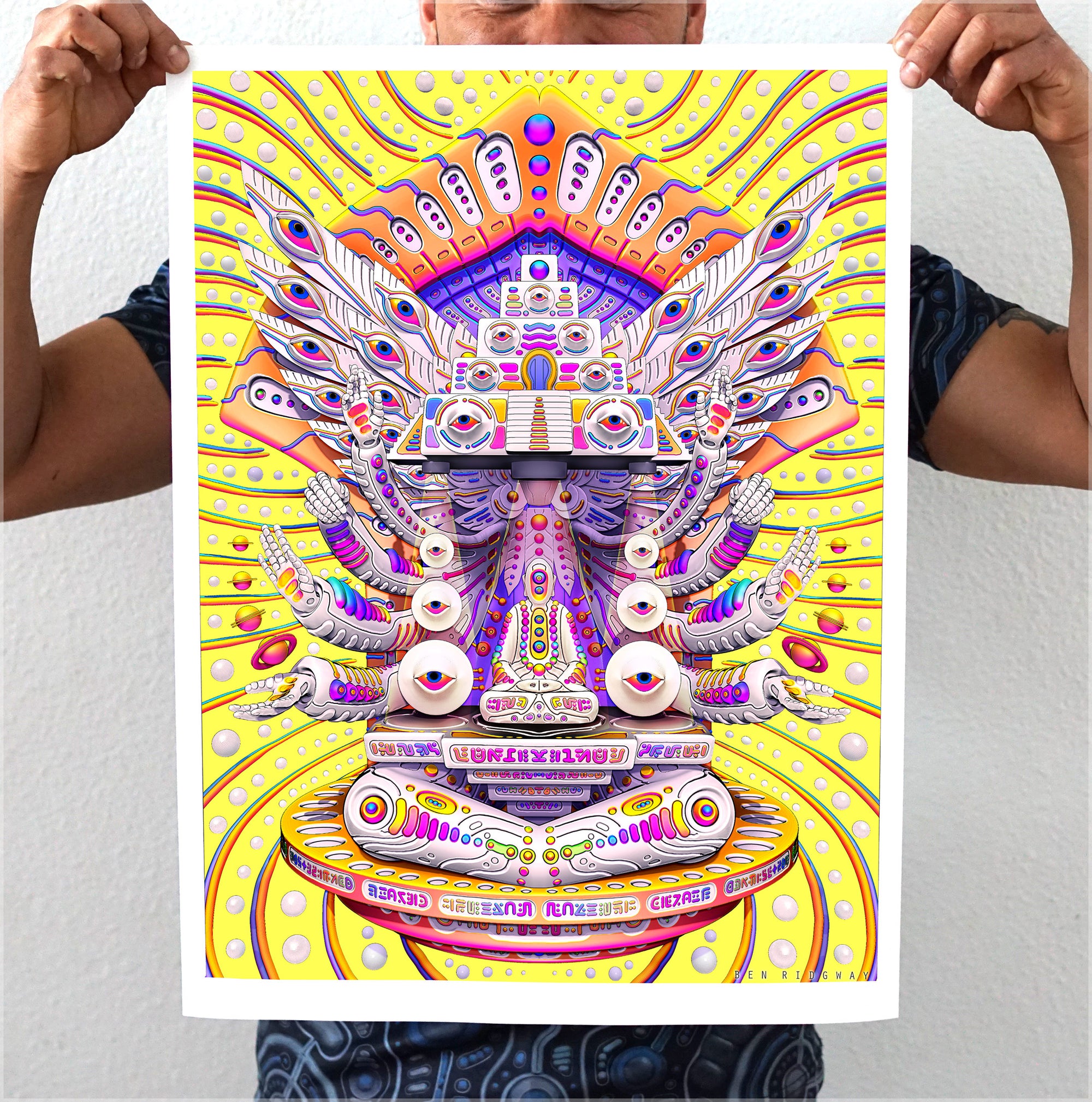 Temple Gnosis Print by Ben Ridgway