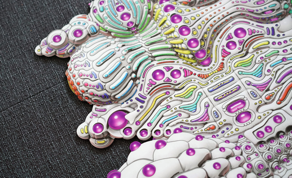 Freeformation Aluminum Diecut Print