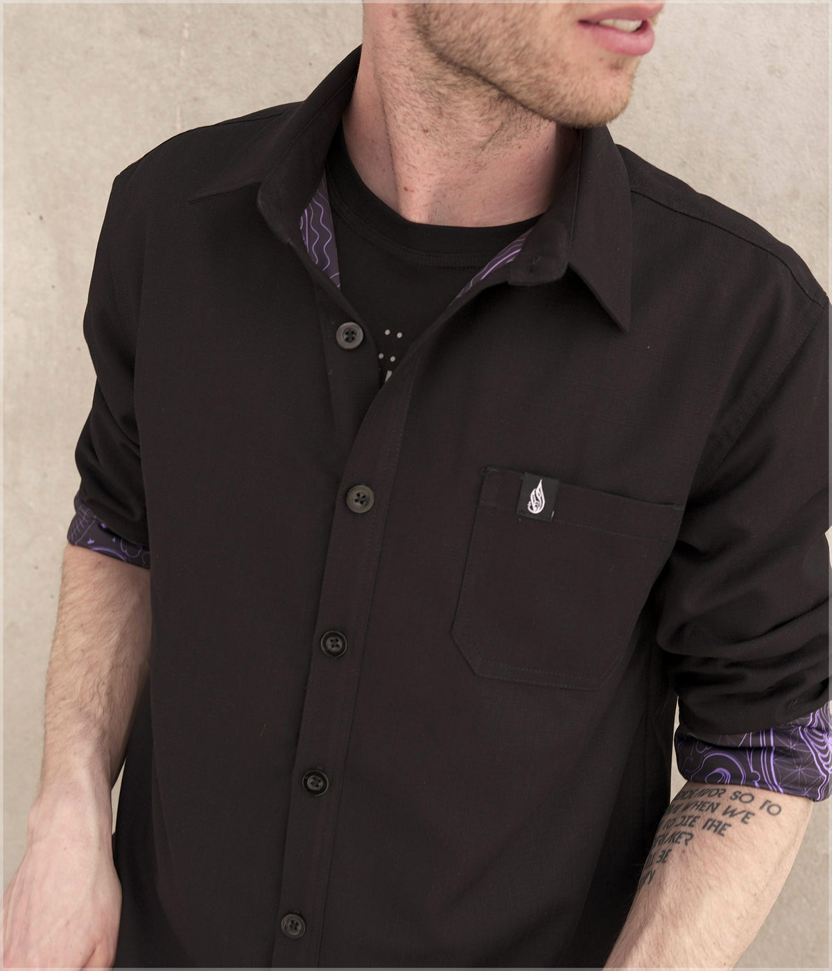 Arc Button Down Shirt by Mugwort