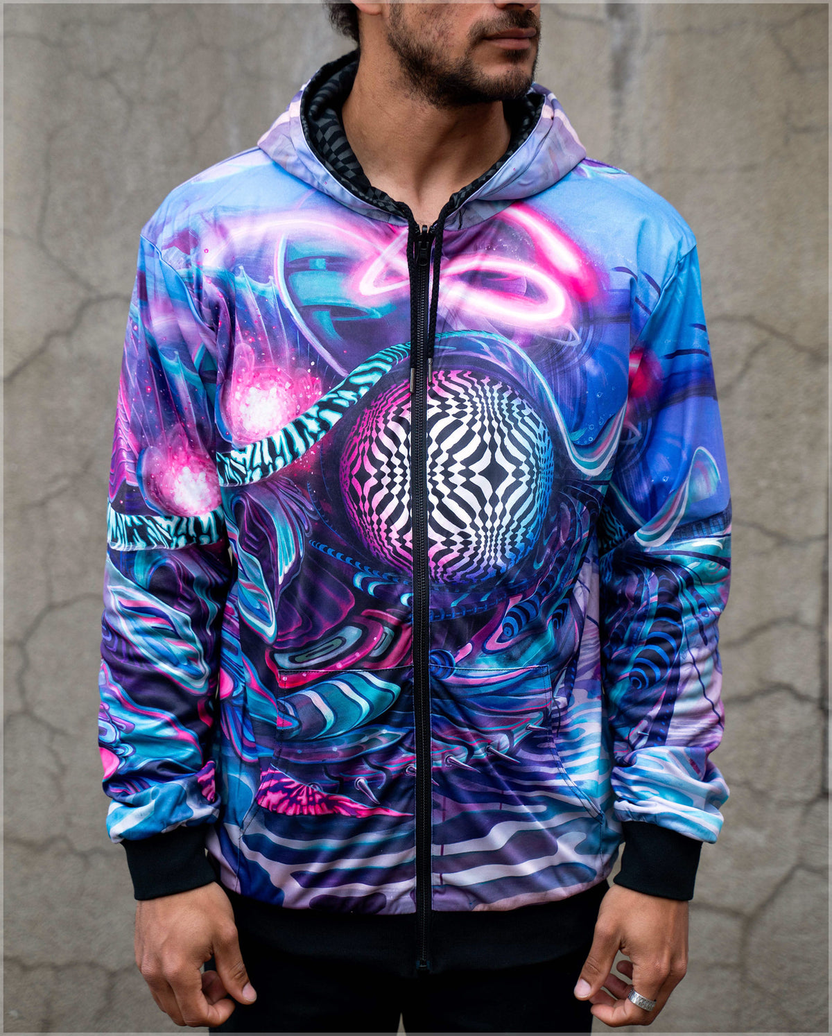 Oracle Midweight Reversible Hoodie by Threyda