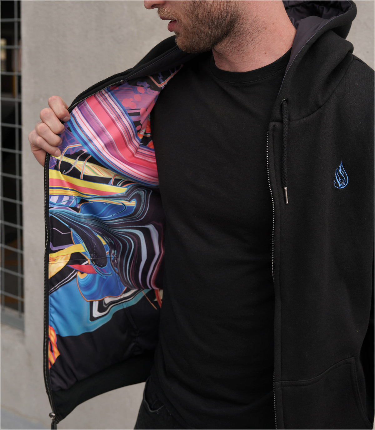 GUI Reversible Heavyweight Hoodie by Android Jones