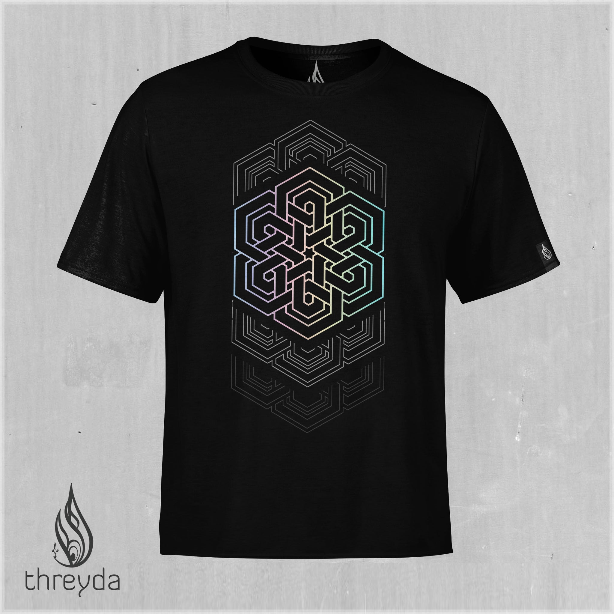 Satya Opalescent Screenprint Tee by Threyda