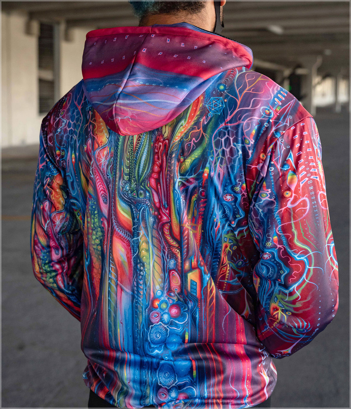 Peak Midweight Reversible Hoodie by E Howard  - Misprint