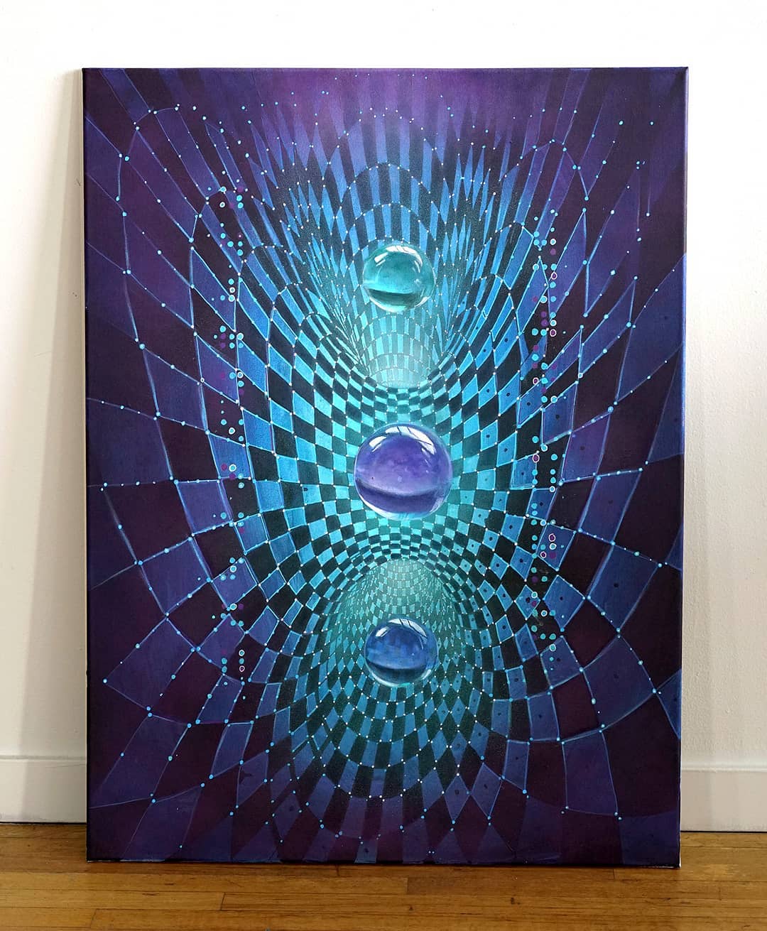 Triad Original Painting by Peter Westermann - 48 HOUR AUCTION