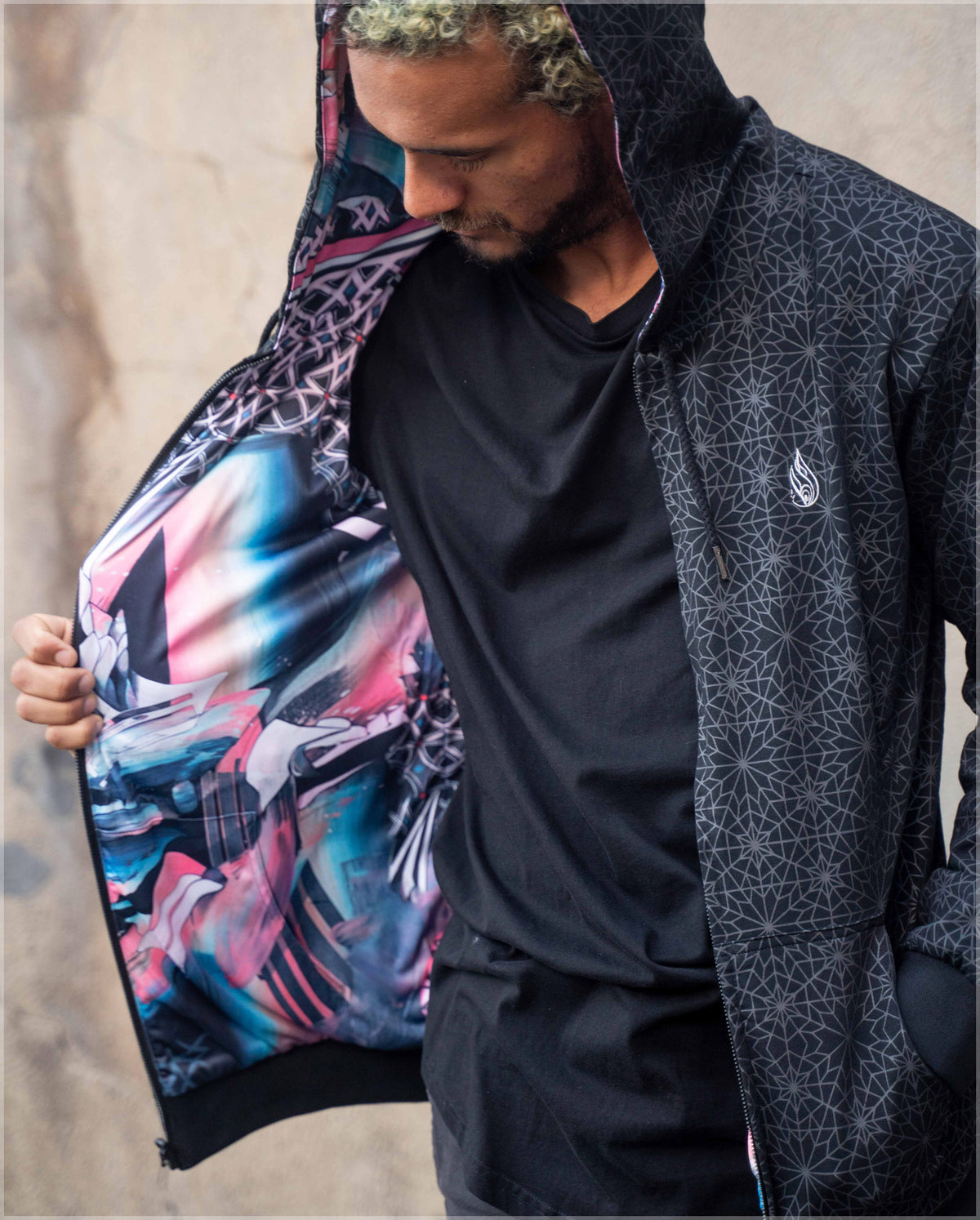 Polar Reversible Hoodie by Stephen Kruse x Zach Jackson