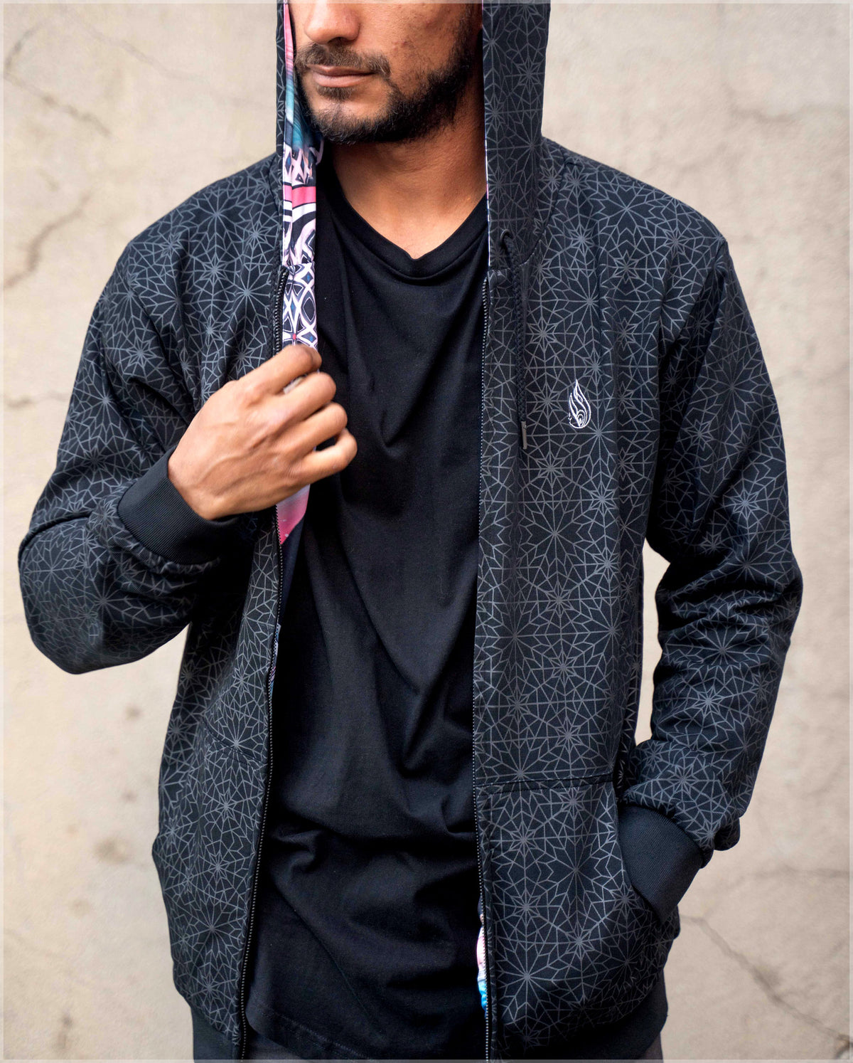 Polar Reversible Hoodie by Stephen Kruse x Zach Jackson