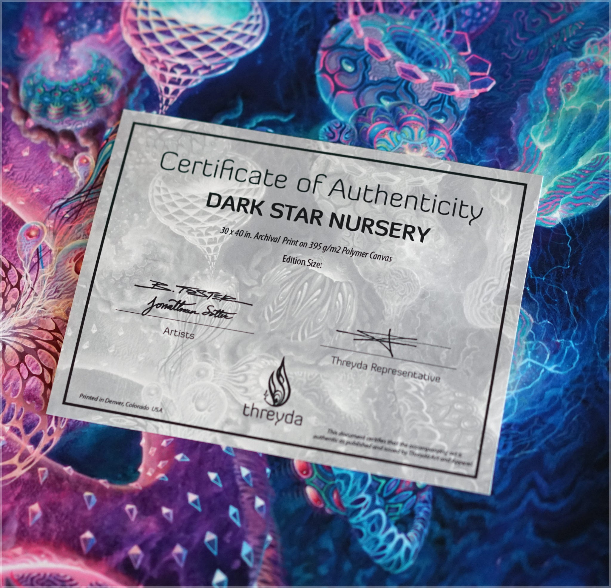 Dark Star Nursery Signed Print by Blake Foster x Jonathan Solter - 24 Hour Release