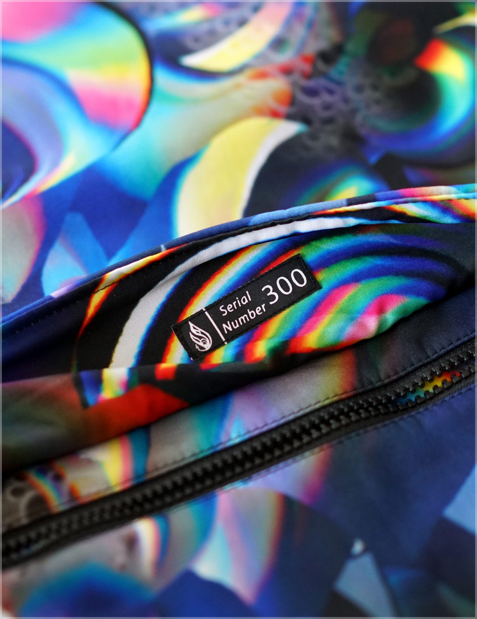 Prismatic Argon Pullover Jacket by Fabian Jimenez