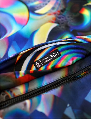 Prismatic Argon Pullover Jacket by Fabian Jimenez