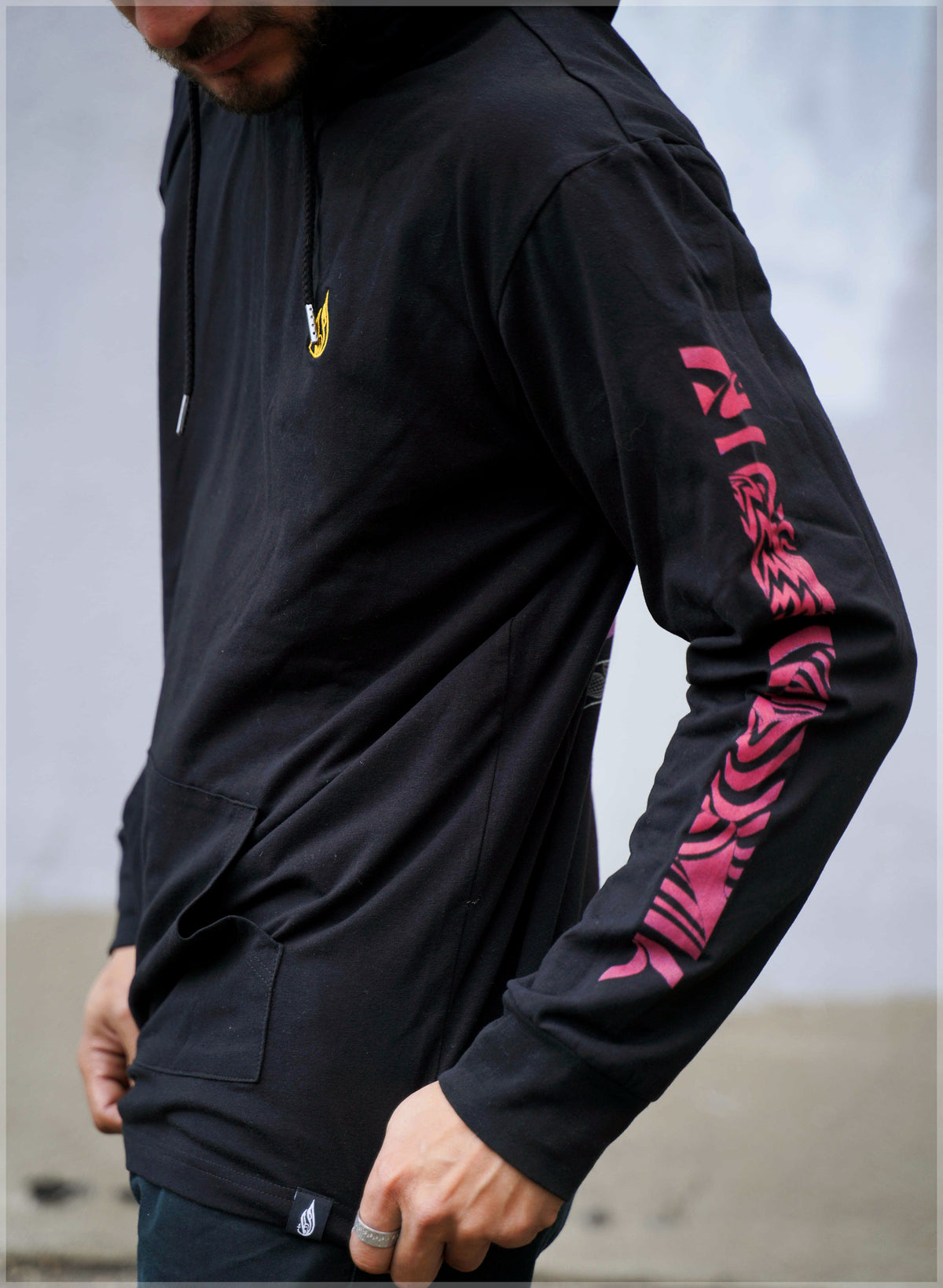 Movement Screenprint Pullover by Threyda