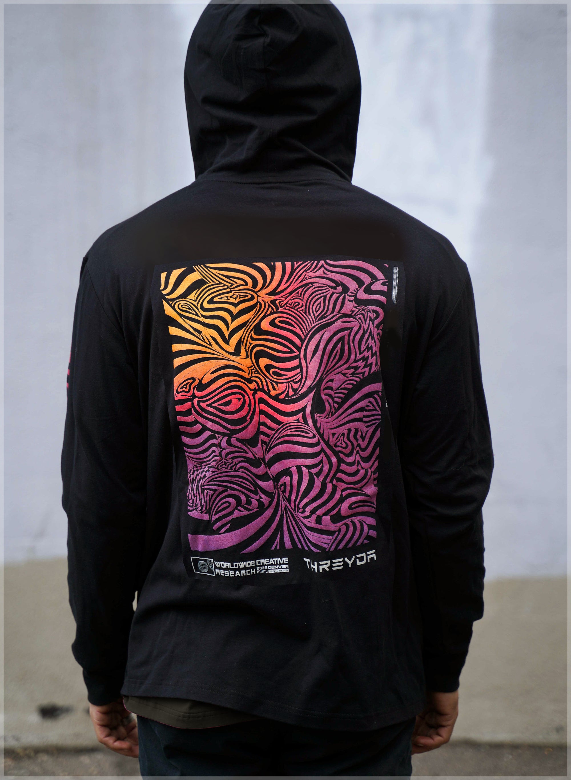 Movement Screenprint Pullover by Threyda