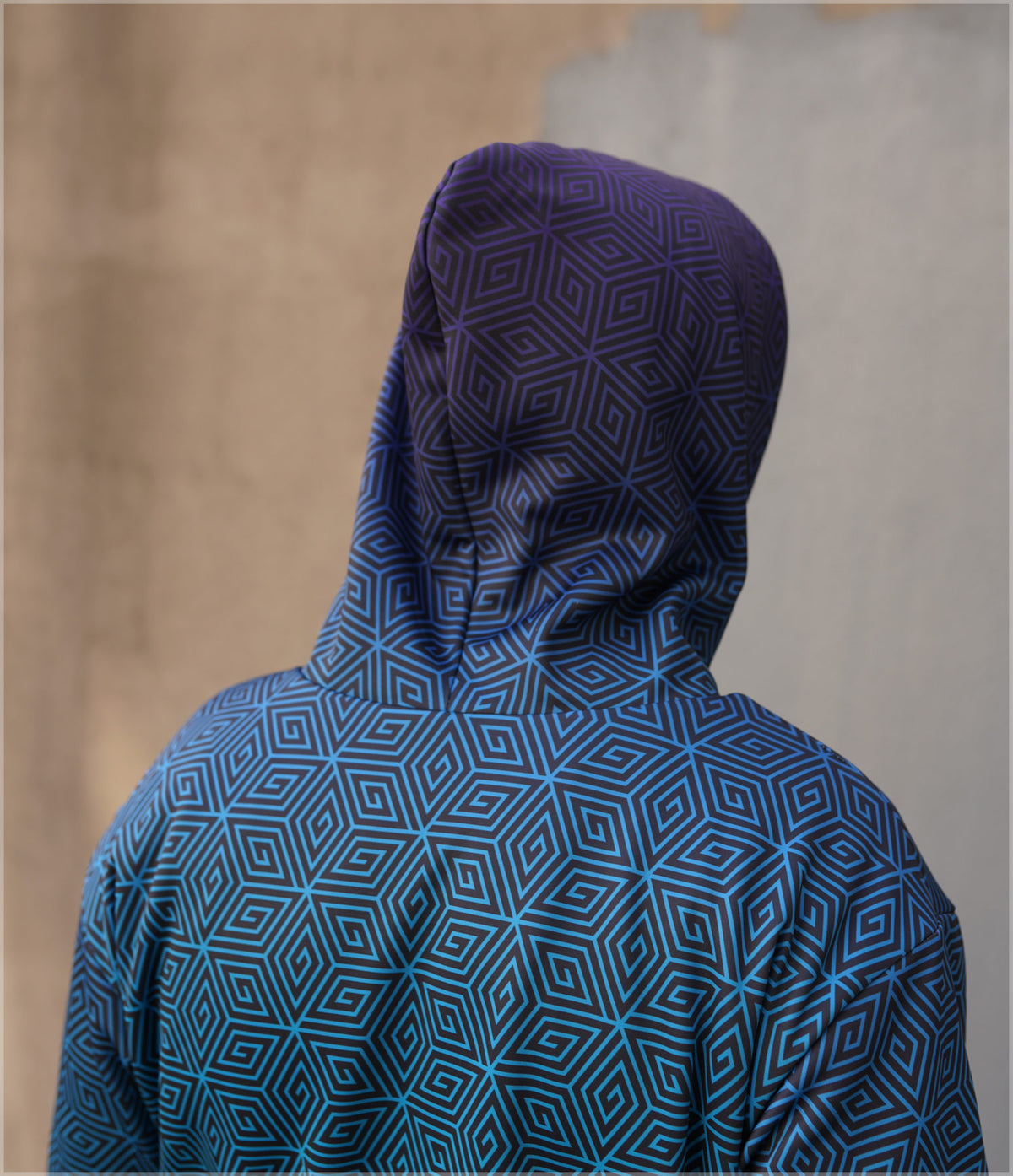 Purple Sky Sherpa Hoodie by Threyda - Backstock Available