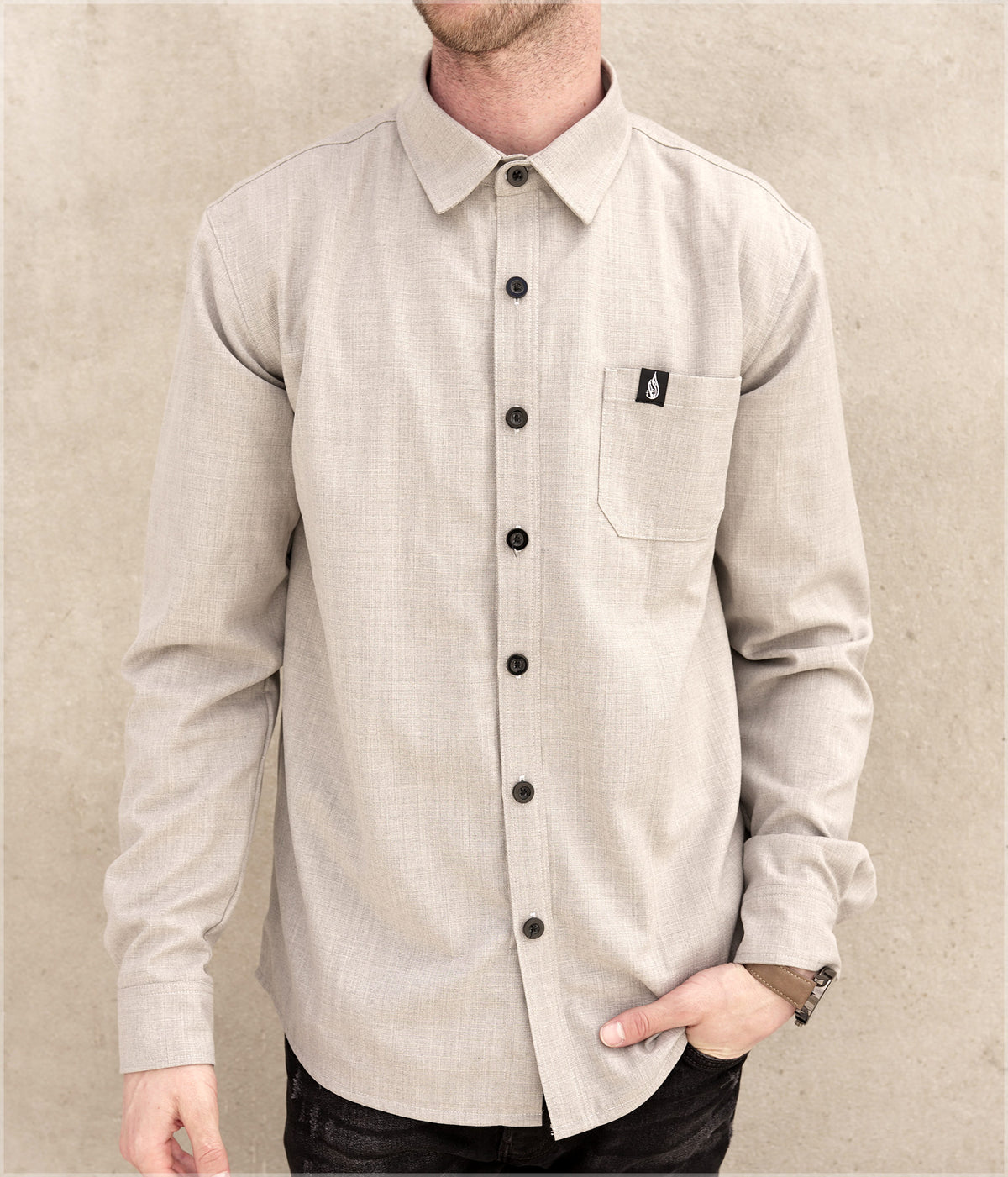 Purple Sky Button Down Shirt by Threyda