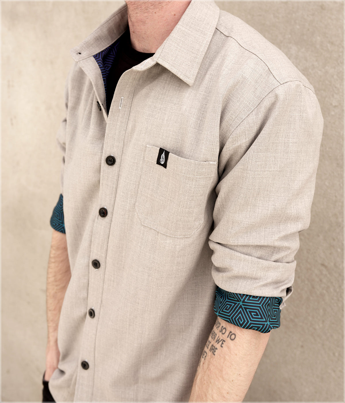 Purple Sky Button Down Shirt by Threyda