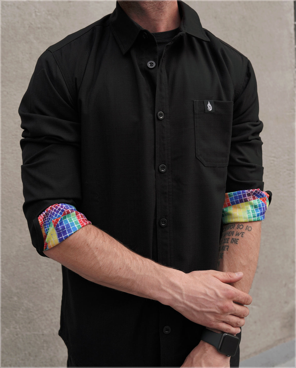 Realms of the Unpronounceable Button Down by Allyson Grey