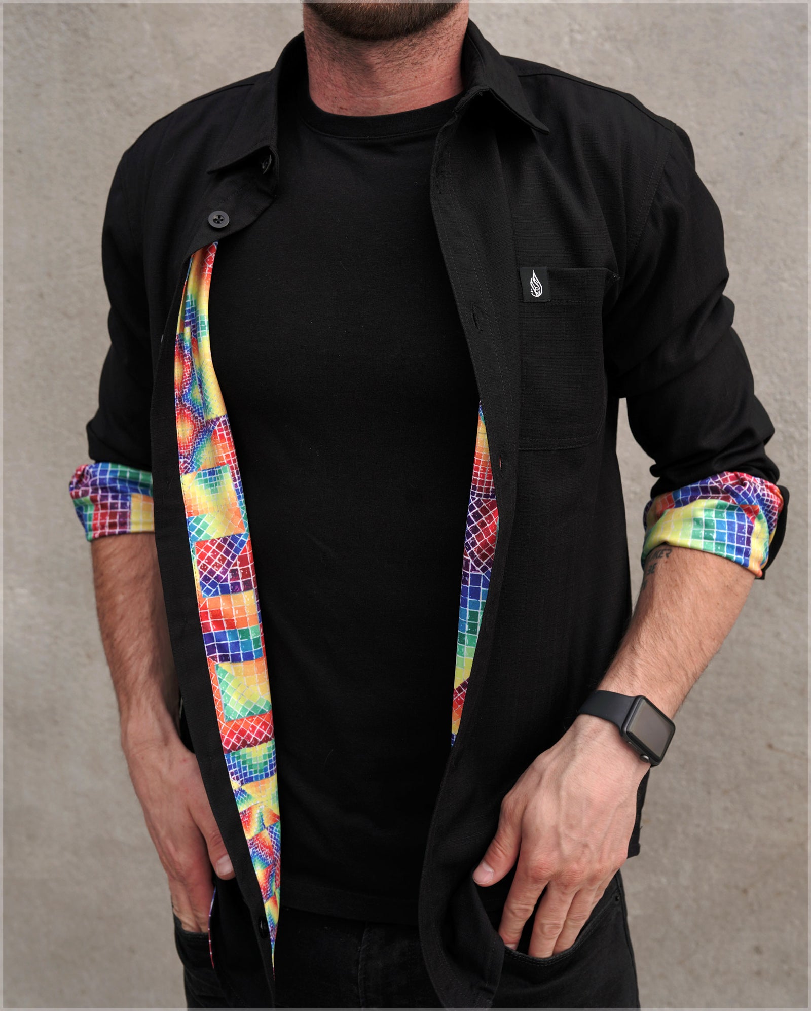 Realms of the Unpronounceable Button Down by Allyson Grey