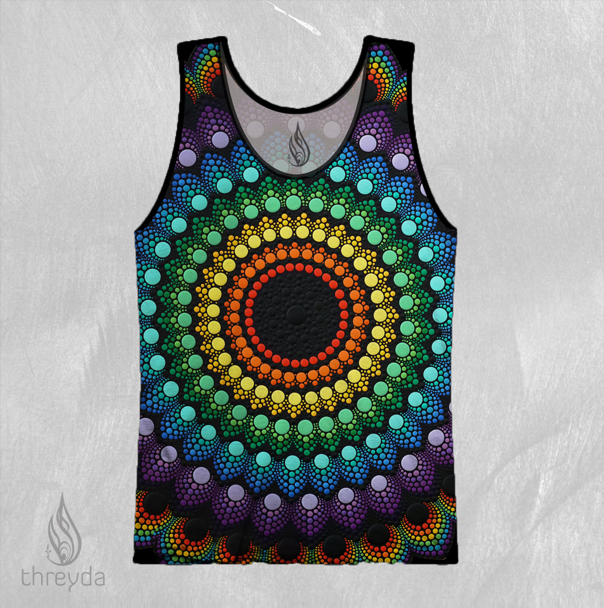 Power Flower Tank Top by Brandon Rollin