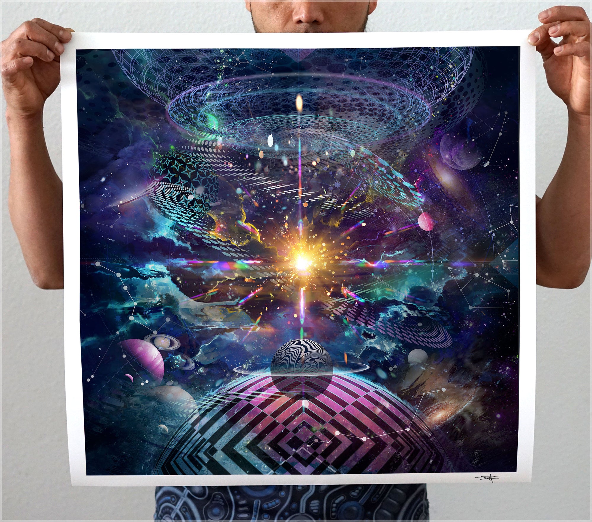 Samsara Signed Print by Peter Westermann - 24 x 24 in.