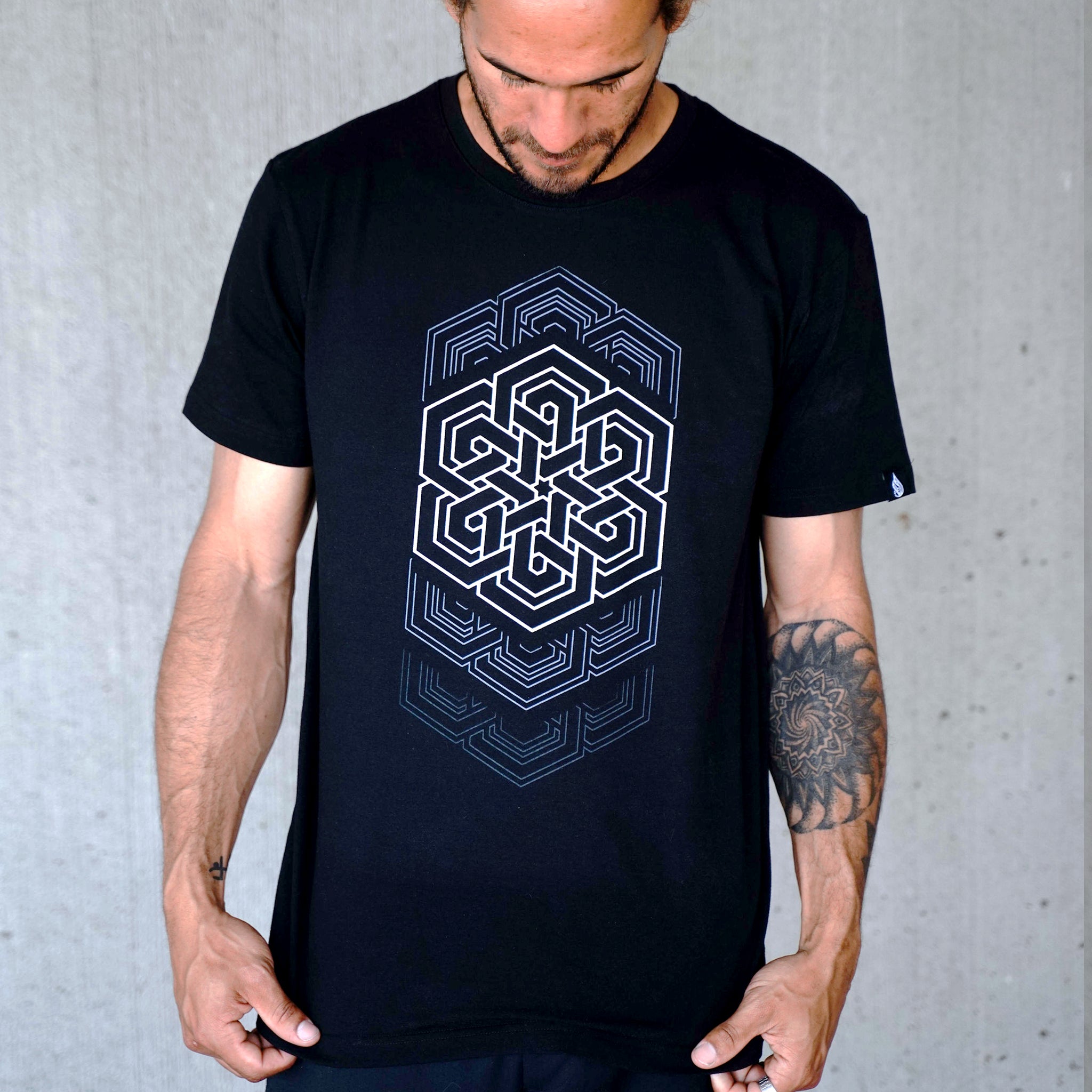 Satya Opalescent Screenprint Tee by Threyda