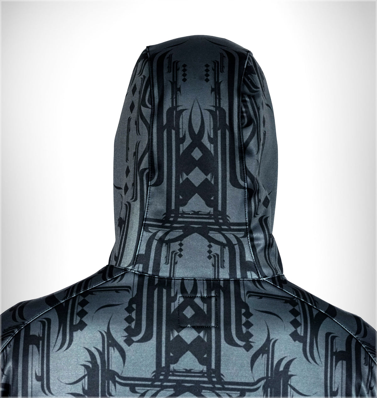 Script Midweight Pullover Hoodie by Justin Totemical