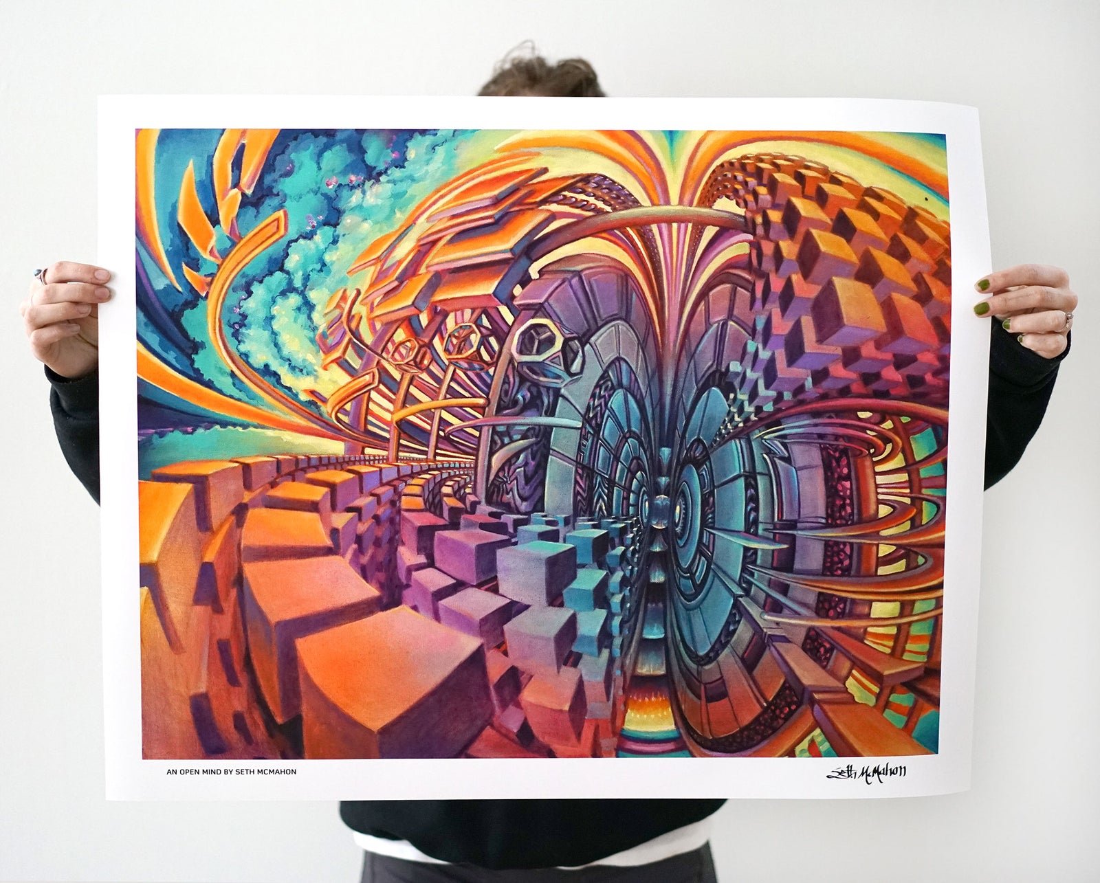 An Open Mind Matte Print by Seth McMahon