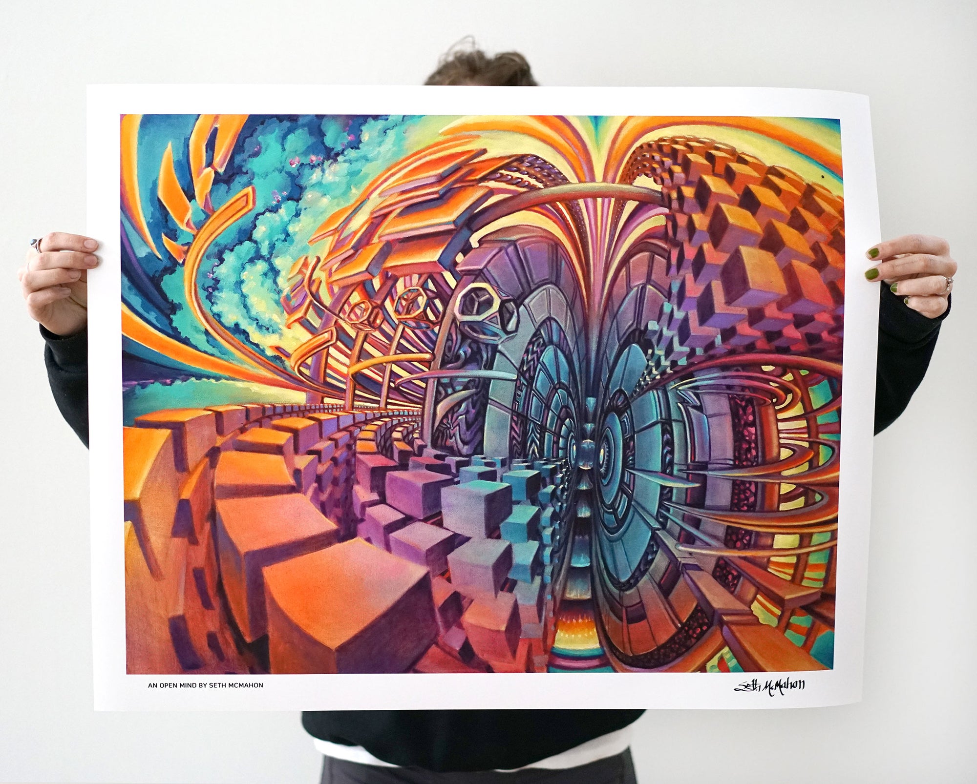 An Open Mind Signed Matte Print by Seth McMahon