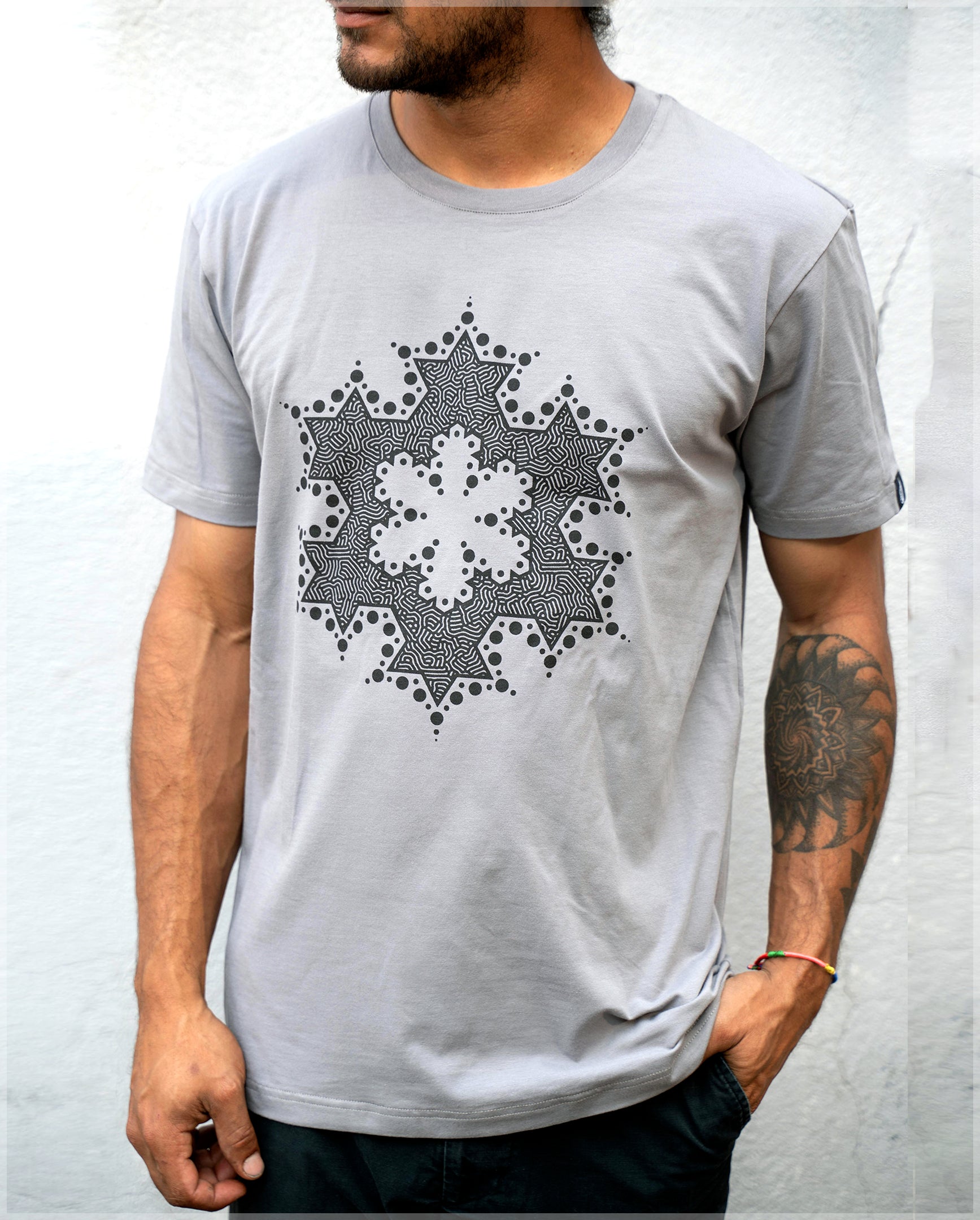 Star Tetrahedron Screenprint Tee by Sacred G