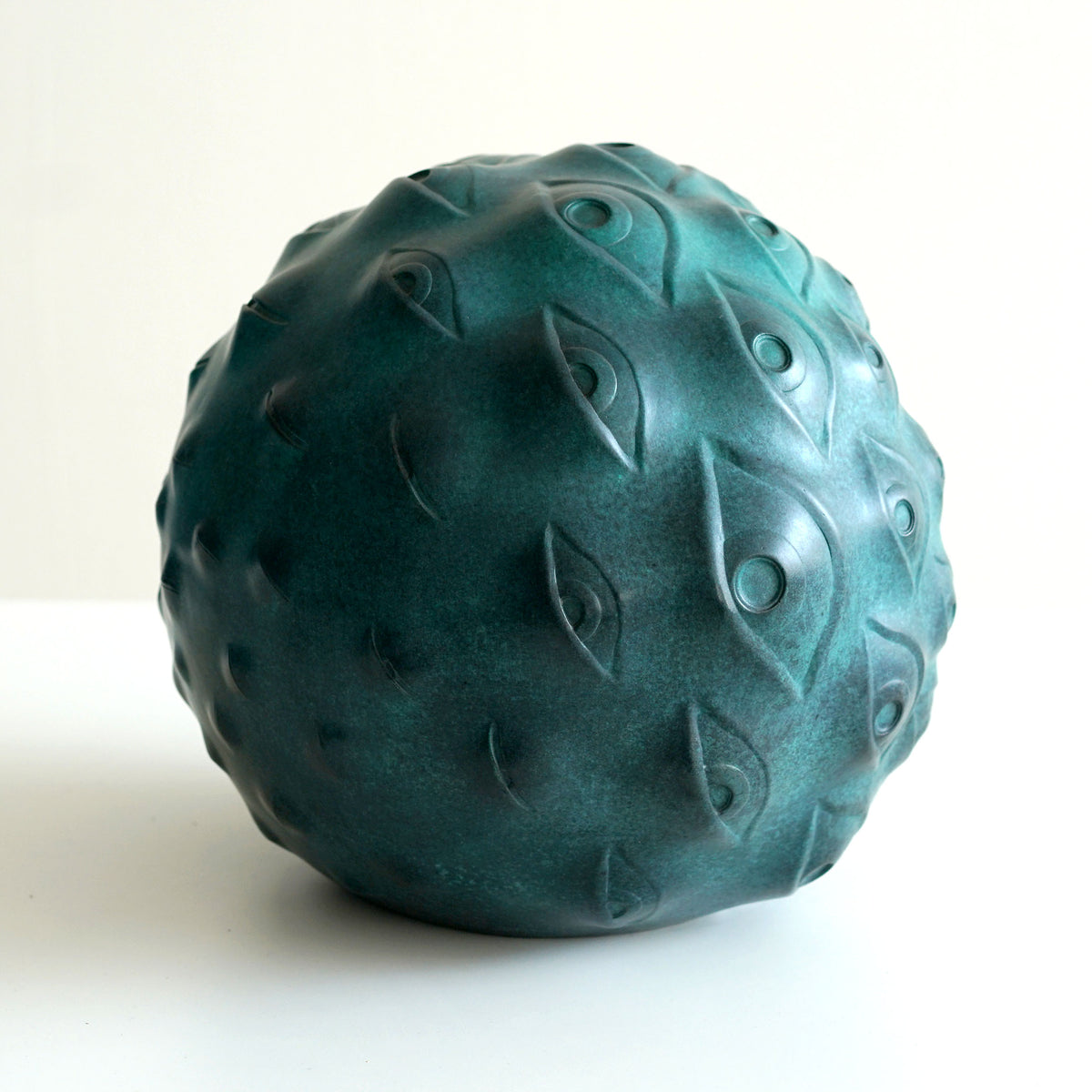 Guardian Eye Bronze Sculpture by Ben Ridgway