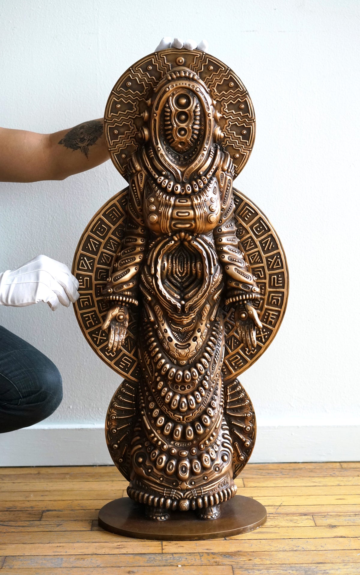 Solar Sage Bronze Sculpture by Ben Ridgway