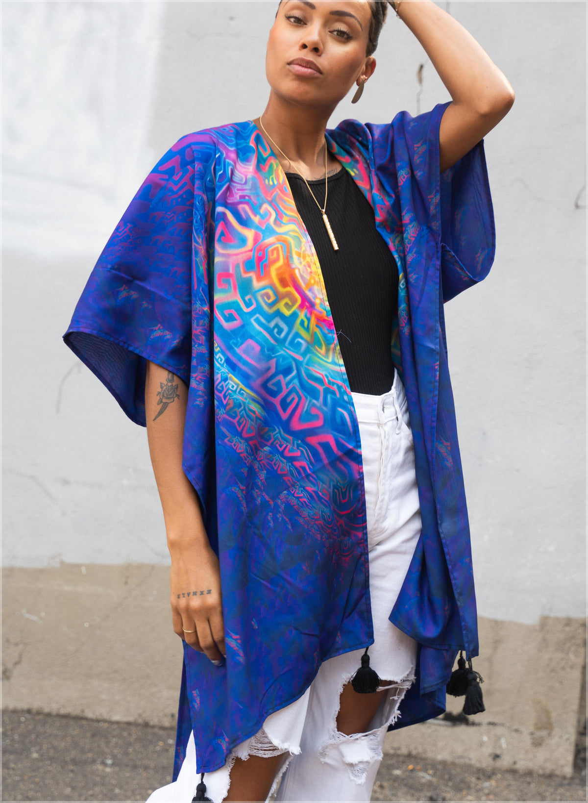 Solar Short Kimono by Fabian Jimenez