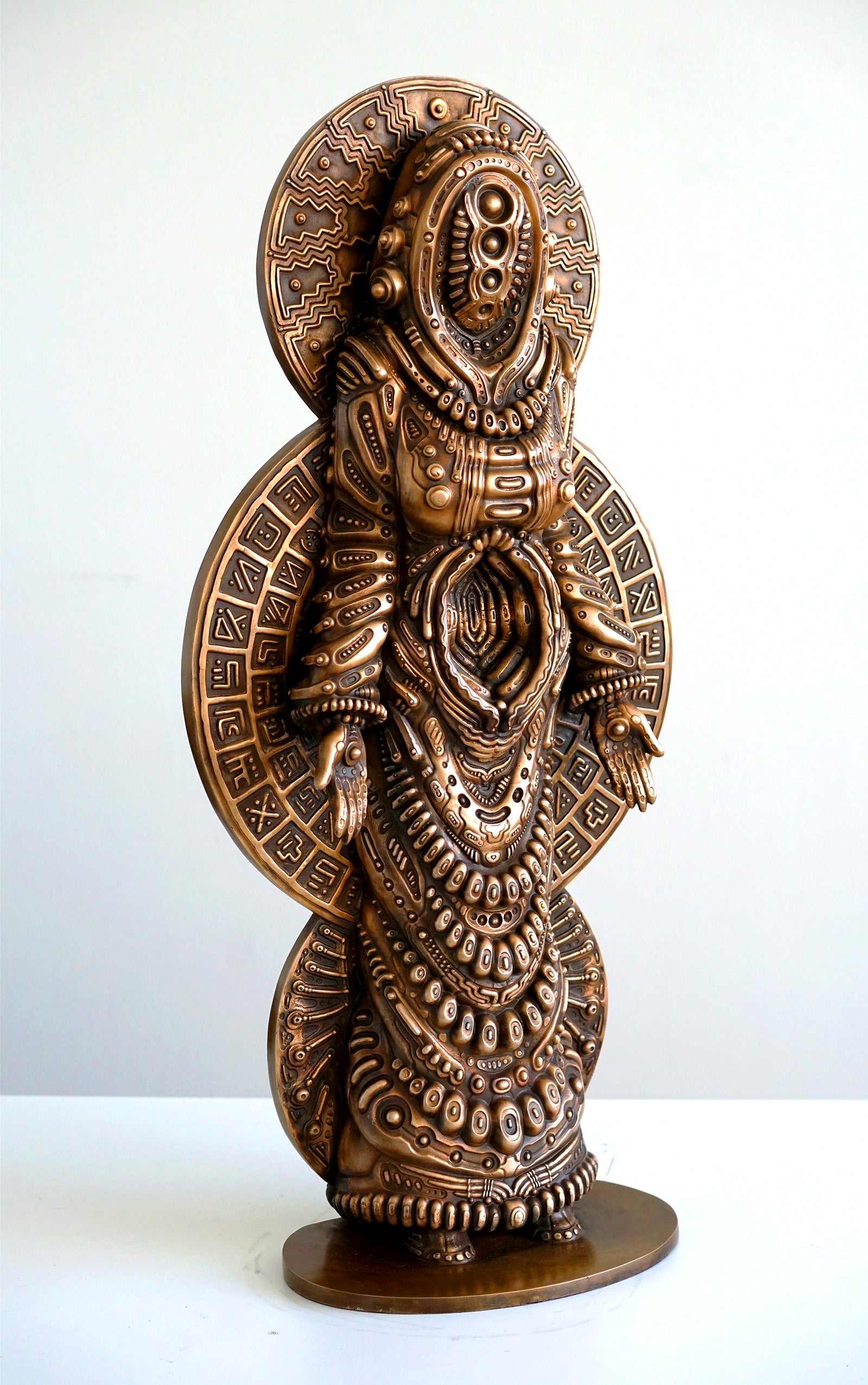 Solar Sage Bronze Sculpture by Ben Ridgway