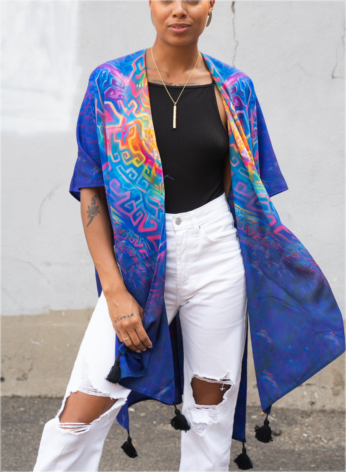 Solar Short Kimono by Fabian Jimenez