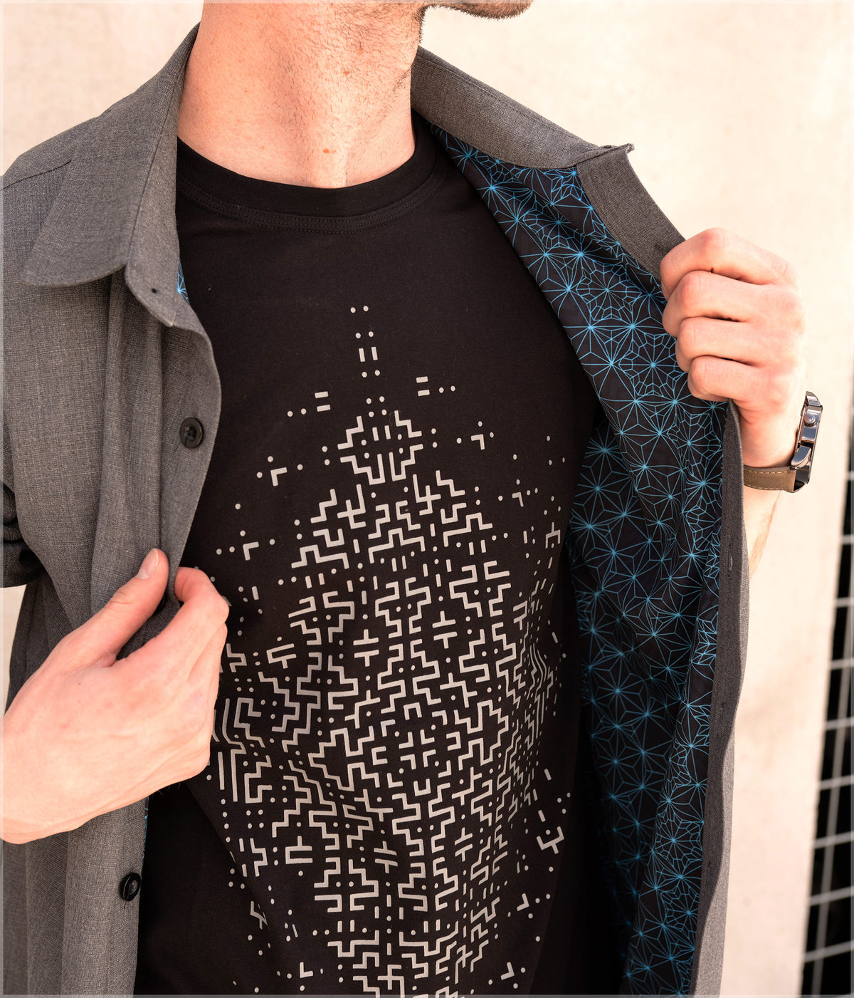 Starseed Button Down Shirt by Kimi Takemura