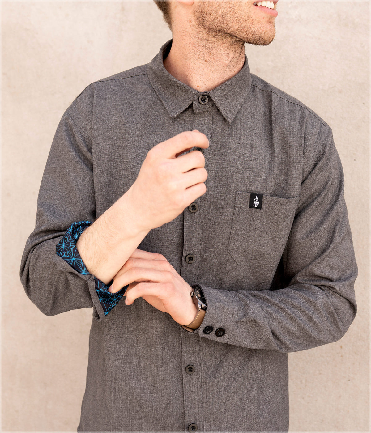 Starseed Button Down Shirt by Kimi Takemura