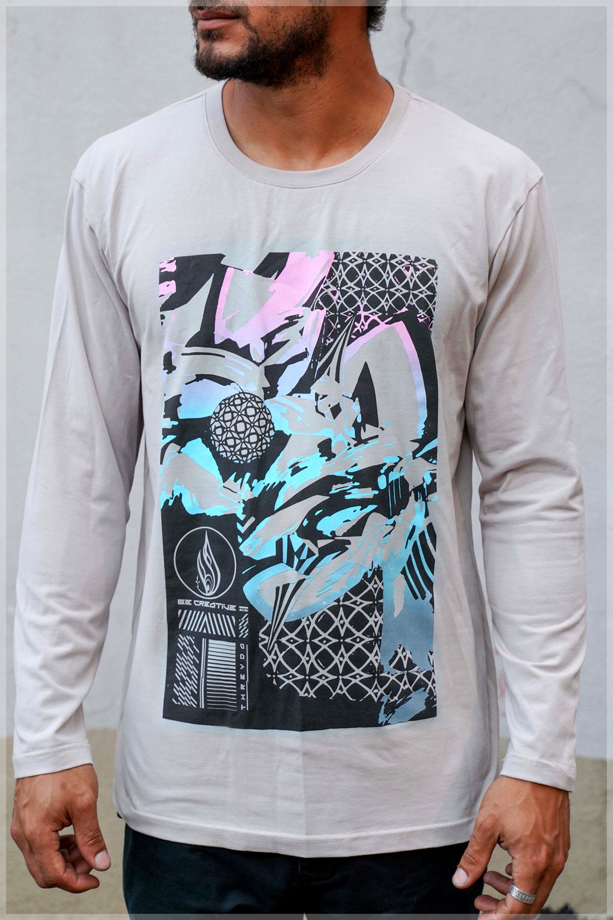 Polar Screenprint Longsleeve by Stephen Kruse x Zach Jackson