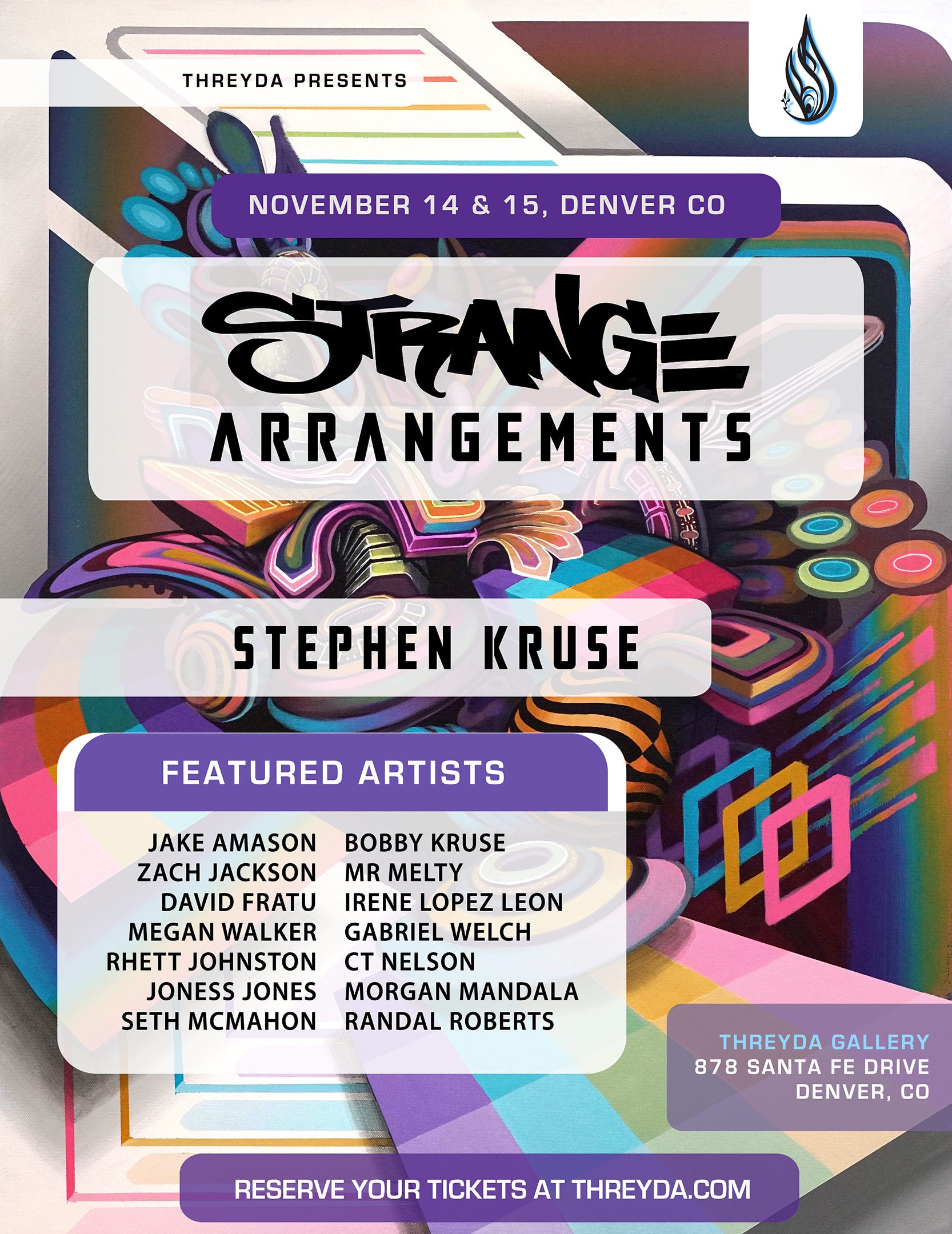 Strange Arrangements by Stephen Kruse - November 14th and 15th