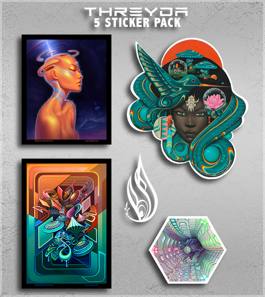 Sticker Pack by Threyda - 5 Pack