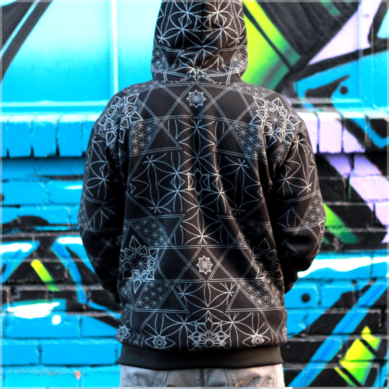 Synapse Reversible Hoodie 2.0 by Justin Totemical