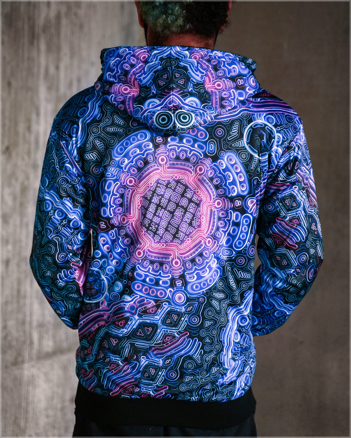 Syntax Midweight Reversible Hoodie by Ben Ridgway