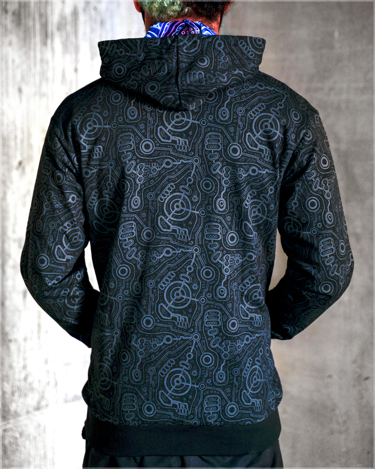 Syntax Midweight Reversible Hoodie by Ben Ridgway
