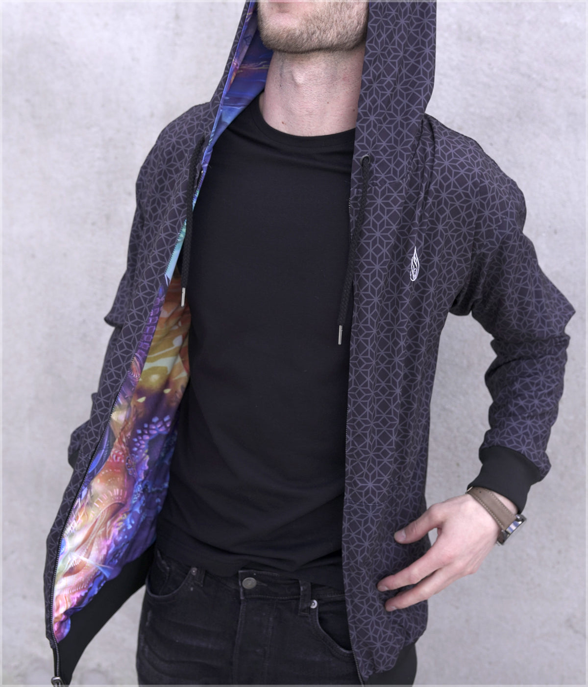 Taijitsu Midweight Reversible Hoodie by Seth McMahon x Ian Hubbard