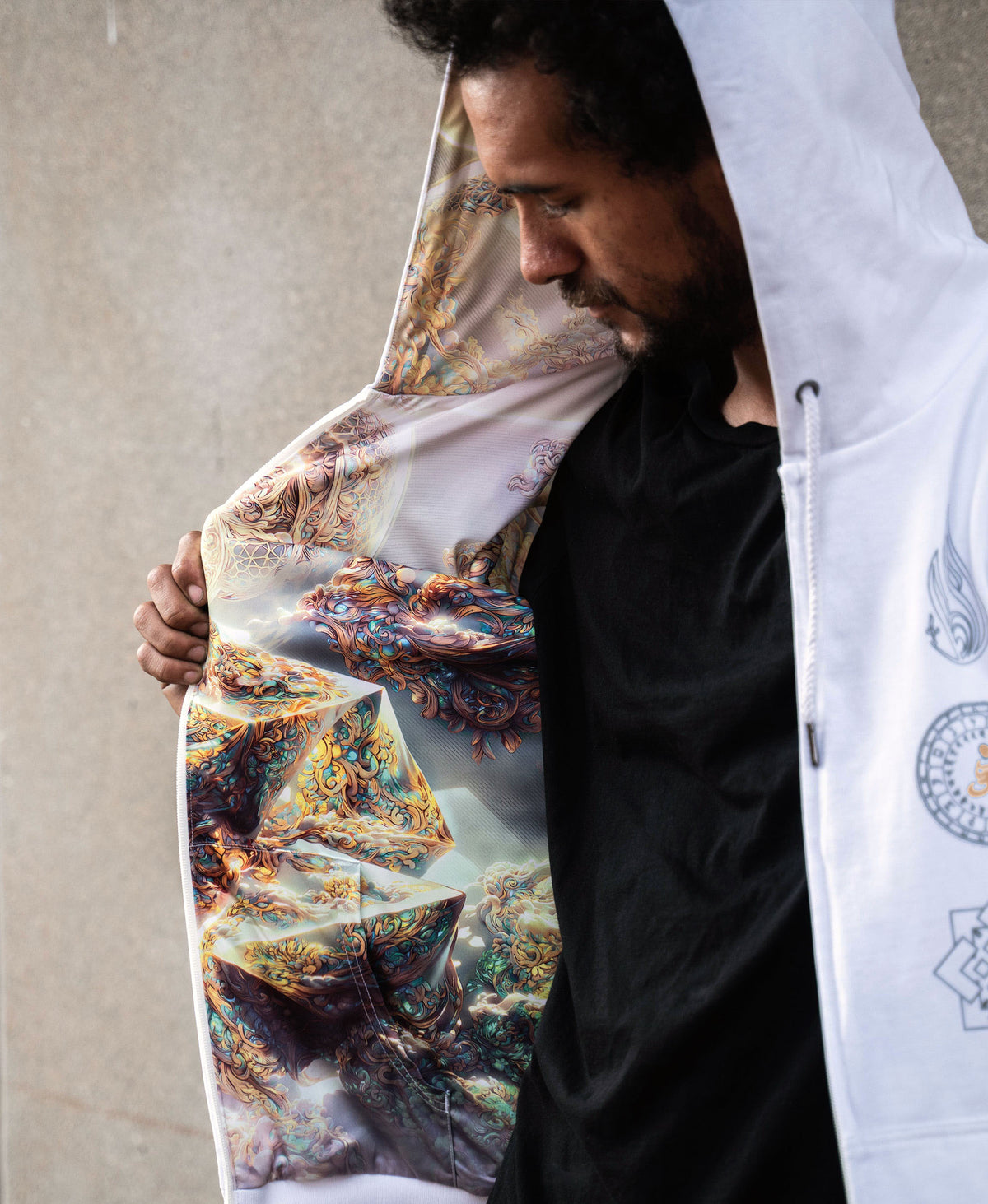 Galactic Us Reversible Hoodie by Desert Dwellers x Threyda