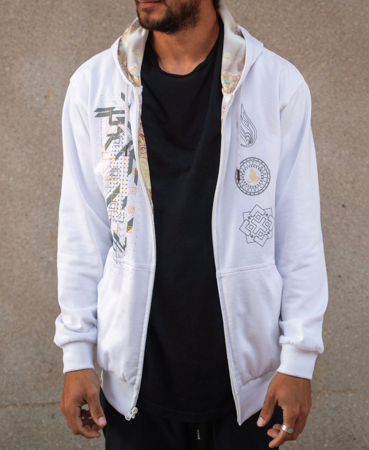 Galactic Us Reversible Hoodie by Desert Dwellers x Threyda