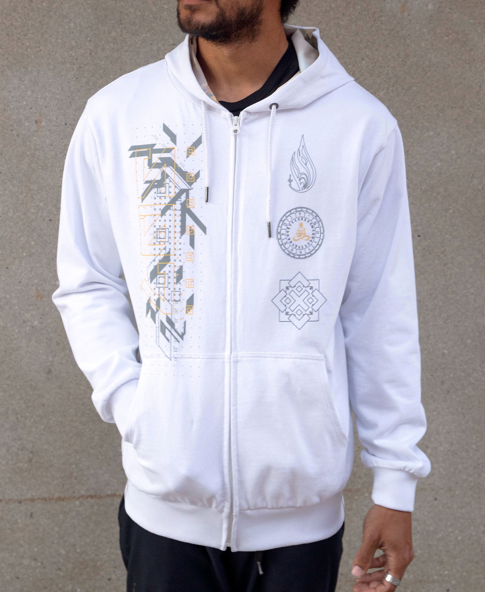 Galactic Us Reversible Hoodie by Desert Dwellers x Threyda