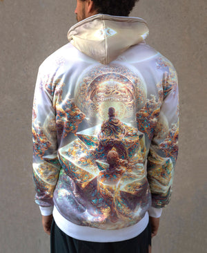 blackweirdos Reversible Sweat Hoodie 白 - modasty-fashion.co.il